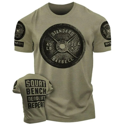 001. SQUAT, BENCH, DEADLIFT Funny Motivational Workout Gym T-Shirt for Men Hoodie, Sweatshirt | RetroVerseTees.com