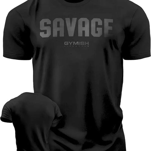 003. Savage Funny Motivational Workout Gym T-Shirt for Men Hoodie, Sweatshirt | RetroVerseTees.com