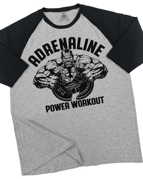 020. RAGLAN Adrenaline Workout Funny Gym T-Shirt for Men Hoodie, Sweatshirt | RetroVerseTees.com