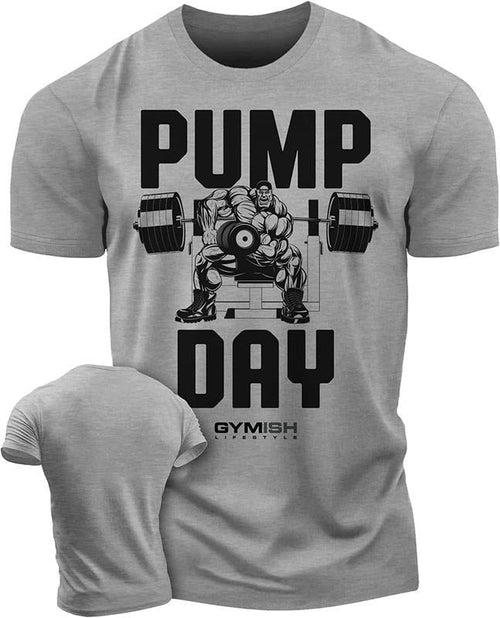 024. Pump Day Funny Motivational Workout Gym T-Shirt for Men Cotton Menswear Hoodie, Sweatshirt | RetroVerseTees.com