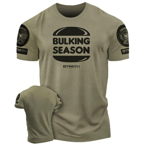 060. Bulking Season Funny Motivational Workout Gym T-Shirt for Men Hoodie, Sweatshirt | RetroVerseTees.com