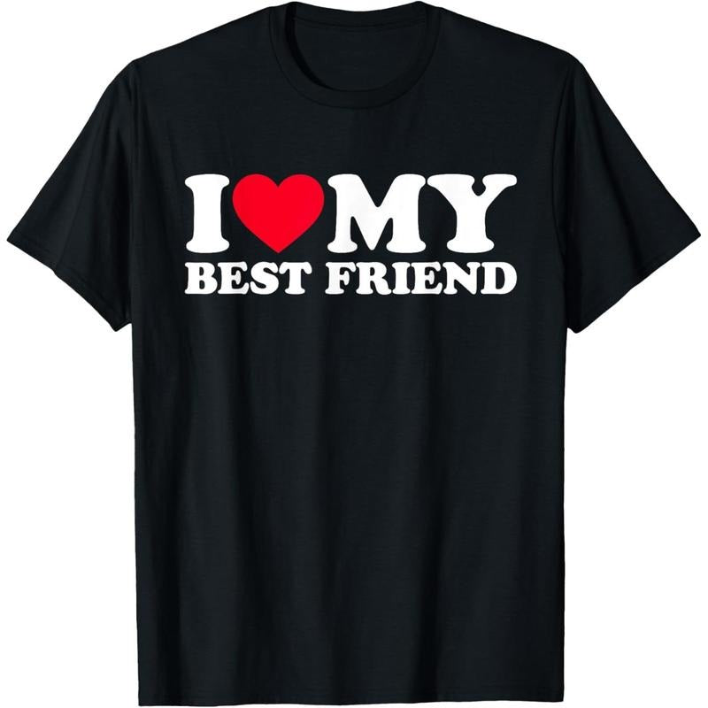 [100% Cotton] I Love My Best Friend T-Shirt Hoodie, Sweatshirt | RetroVerseTees.com
