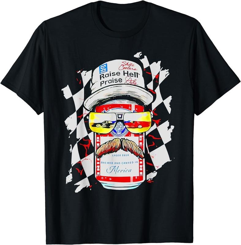 [100% Cotton]Raise Hell Praise Dale Vintage Funny Driking Beer T-Shirt Black Hoodie, Sweatshirt | RetroVerseTees.com
