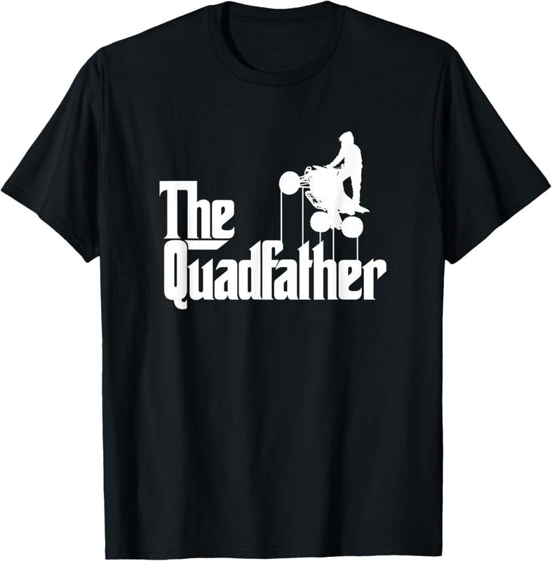100% Cotton The Quadfather ATV Four Wheeler Quad Bike Gift T-Shirt Hoodie, Sweatshirt | RetroVerseTees.com