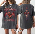 2 Slides, Acotar Shirt Cassian, Velaris City Of Starlight Acotar T-Shirt, The Night Court Shirt, Court Of Dreams,...