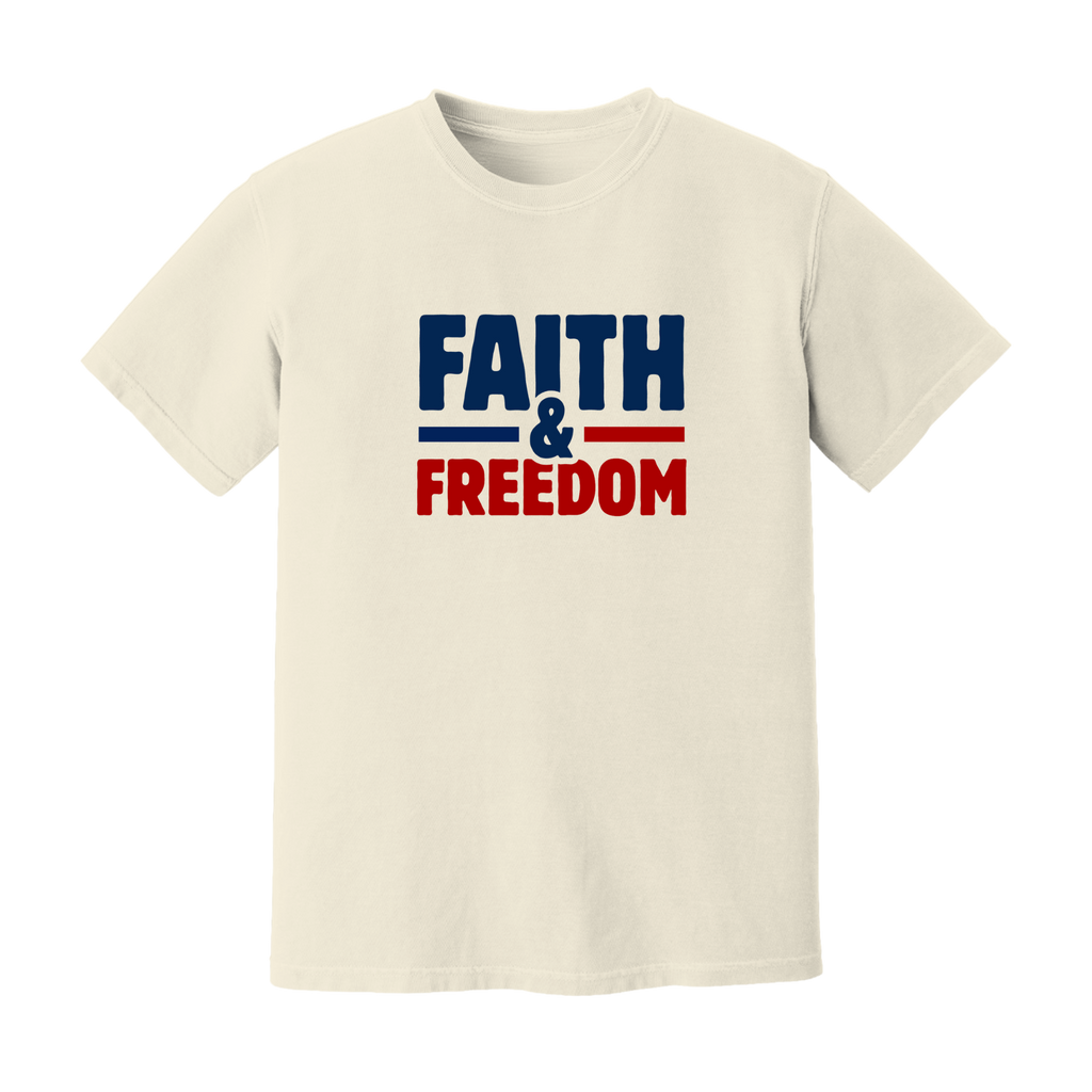 Faith and Freedom T-Shirt Hoodie, Sweatshirt | RetroVerseTees.com