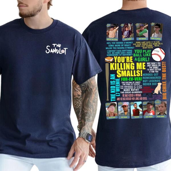 90s Baseball Movie Graphic T-Shirt, Funny Retro Film-Inspired Tee for Classic Sports Fans, Unisex Soft Cotton Shirt, Gift...