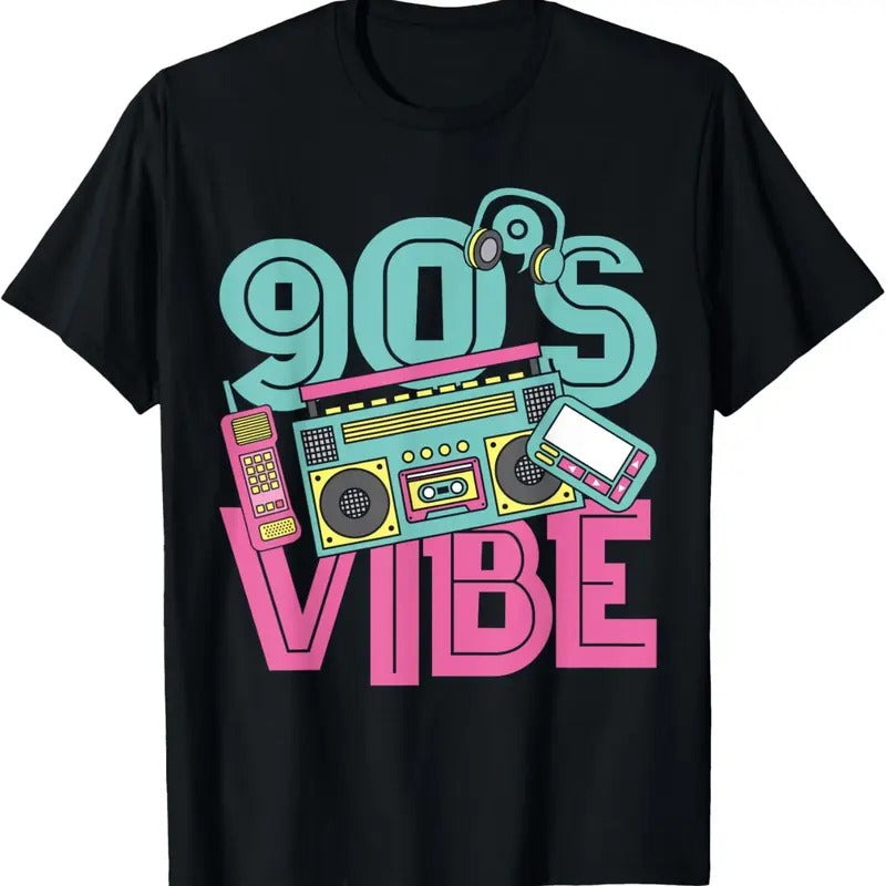 90s Vibe Vintage 1990s Music 90s Costume Party Nineties - Unisex And Inclusive - Multiple Colorways - Full Size Range...