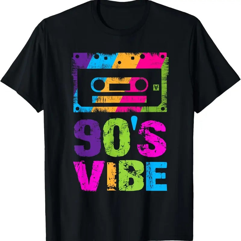 90s Vibe Vintage 1990s Music 90s Costume Party Nineties - Unisex And Inclusive - Multiple Colorways - Full Size...
