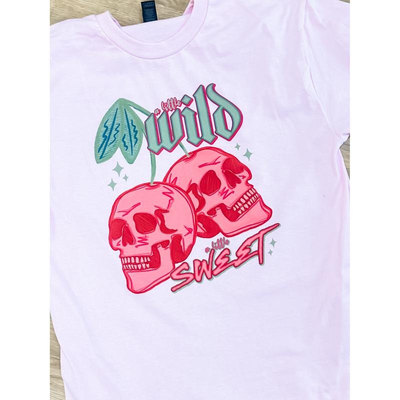 A Little Wild Graphic Top T-Shirts, Hoodie, Sweatshirt | RetroVerseTees.com