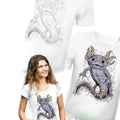 Ajolote para dama T-shirt Hoodie, Sweatshirt | RetroVerseTees.com