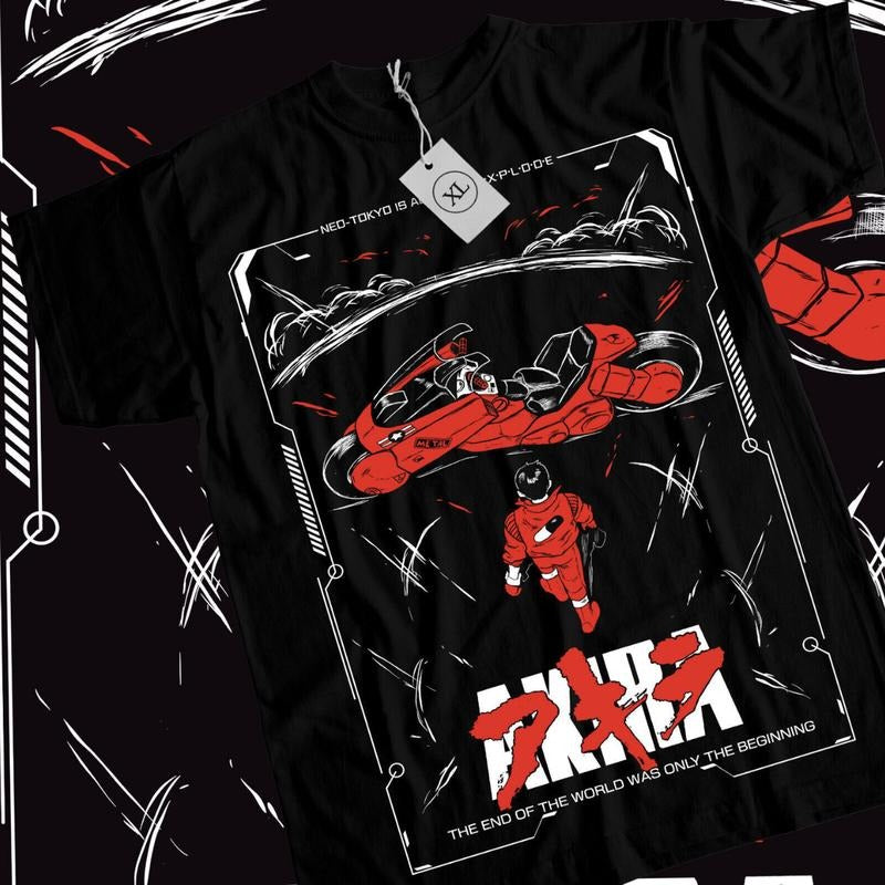 Akira 1988 Anime T-Shirt & Sweatshirt, Anime Manga Lover Gifts Ball Cotton Hoodie | RetroVerseTees.com
