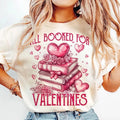 All Booked For Valentine's , Valentines , Valentine Coquette Bow , Teacher Valentine , Book Lover , Valentine's Book Club...