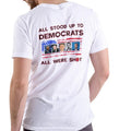 All Stood Up To Democrats Charlie Kirk T Shirt, Unisex Cotton Hoodie, Sweatshirt | RetroVerseTees.com