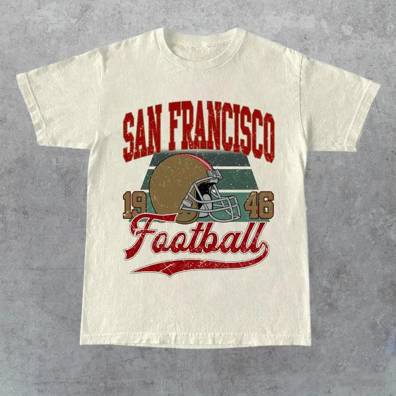 All Teams Football Vintage Style Crewneck Shirt, Gift for Him, Gift for Fan, All Size S-5XL Hoodie, Sweatshirt