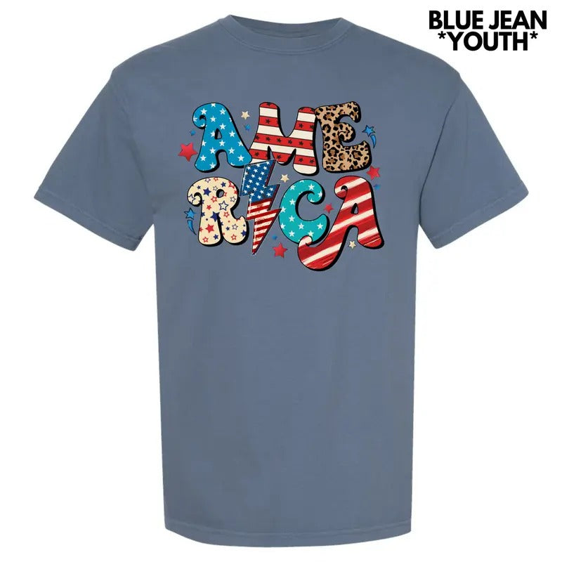 *** America The Beautiful Comfort Colors T-Shirt (Youth) Hoodie, Sweatshirt | RetroVerseTees.com