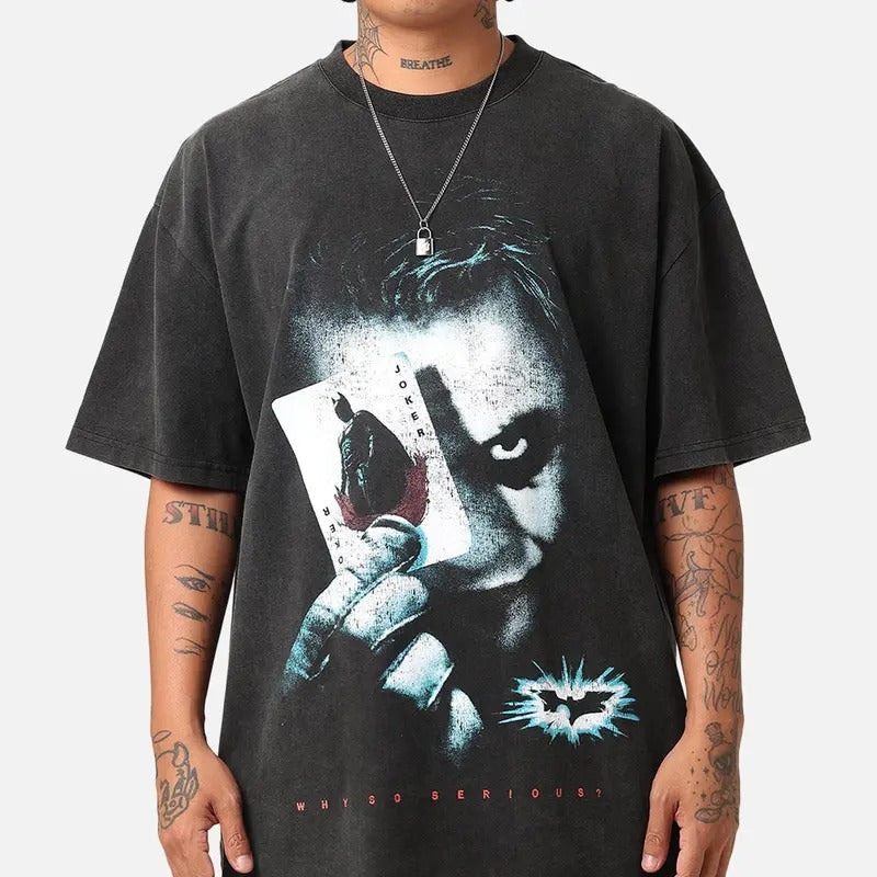 American Thrift X D.C B4tman The Dark Knight '08 T-Shirt Trending Movie T shirt Vintage 90s T-shirt gift for Movie fans...