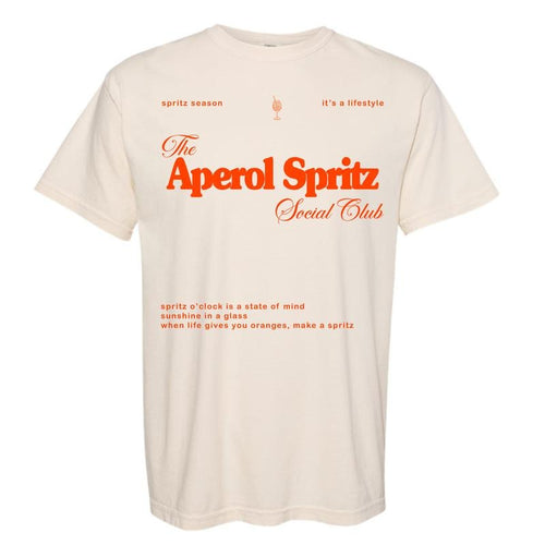 'Aperol Spritz Social Club' T-Shirt Hoodie, Sweatshirt | RetroVerseTees.com