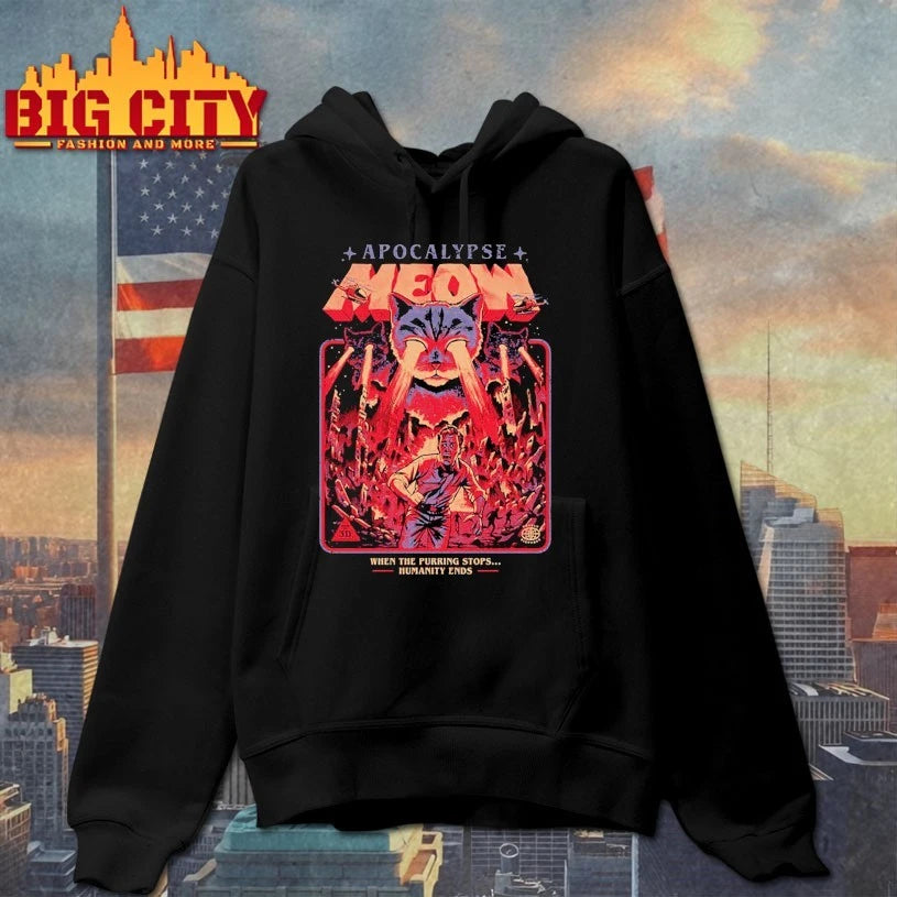 Apocalypse Meow when the purring stops humanity ends shirt