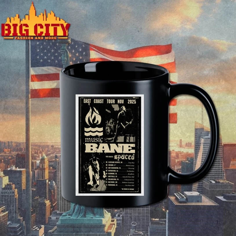 Bane Hot Water Music East Coast Tour Nov Poster shirt