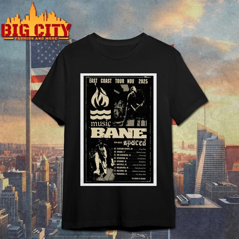 Bane Hot Water Music East Coast Tour Nov Poster shirt