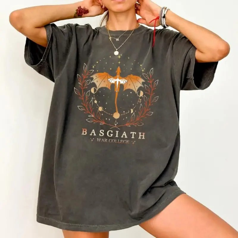 Basgiath War College T-Shirt, Fourth Wing Riders Quadrant Shirt, Fourth Wing Series Sweater, Romantasy Book Shirt, Violet...