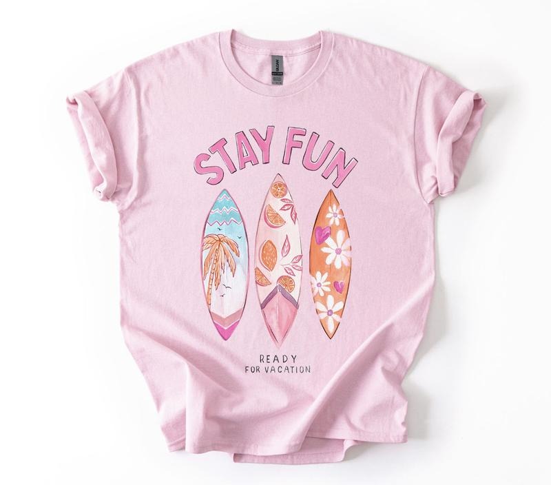 Beachy Women's Casual Short Sleeve Tee, Baggy Tees Lady Summer Clothes Top, Vintage Floral Print T-Shirt, Vintage Graphic...