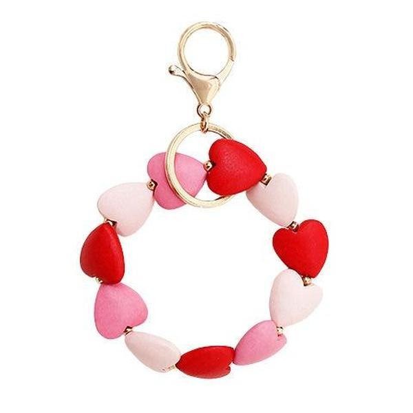Beaded Heart Key Chain Bracelet T-Shirts, Hoodie, Sweatshirt | RetroVerseTees.com