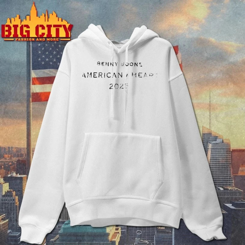 Benson Boone Merch American Heart 2025 Distressed shirt