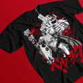 Berserk Guts T-Shirt S-4XL Berserk Merch 90s Cult Swordsman Vintage Red Guts Shirt Hoodie, Sweatshirt | RetroVerseTees.com