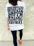 Better Left Unsaid Graphic Tee Hoodie, Sweatshirt | RetroVerseTees.com