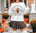 Black Flame Candle Sweatshirt, Trendy Women's Halloween Crewneck T-Shirts, Hoodie | RetroVerseTees.com