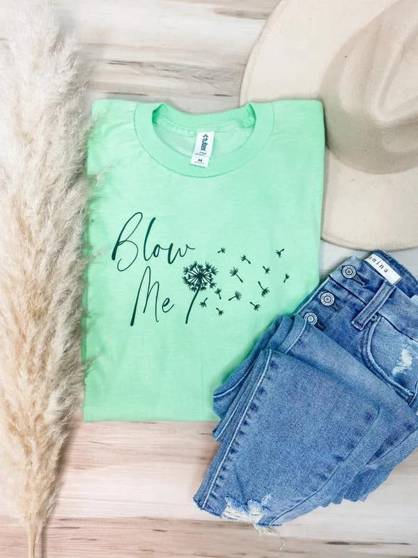 Blow Dandelion Graphic Tee Hoodie, Sweatshirt | RetroVerseTees.com