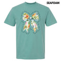 Blue Floral Proverbs Bow Comfort Colors T-Shirt 'NLB' Hoodie, Sweatshirt | RetroVerseTees.com