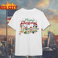 Bluey Merry Christmas Family Cartoon Characters Shirt