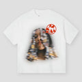Blurred Female Portrait Print T-Shirt, Vintage Graphic Tee, Y2k Clothing, Unisex Cotton Crewneck T-Shirt