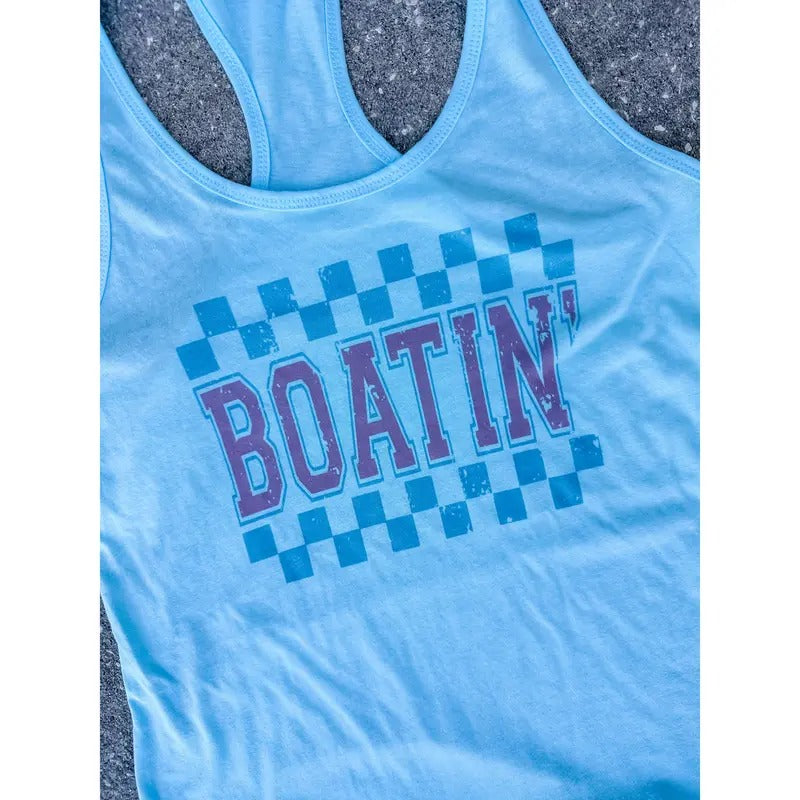 Boatin Graphic Tank T-Shirts, Hoodie, Sweatshirt | RetroVerseTees.com