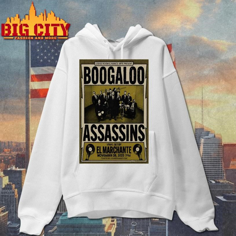 Boogaloo Assassins 11 28 2025 Lodge Room in Los Angeles CA Poster Shirt