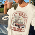 Book Wrangler Comfort Colors Shirt, Western Book Lover Gift, Country Bookish TShirt, Country Girl Reader, Twisters...
