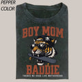 Boy Mom Baddie Vintage Graphic Shirt, Bleached Mother's T-Shirt, Boy Mama Shirt, Gift For mon Hoodie, Sweatshirt