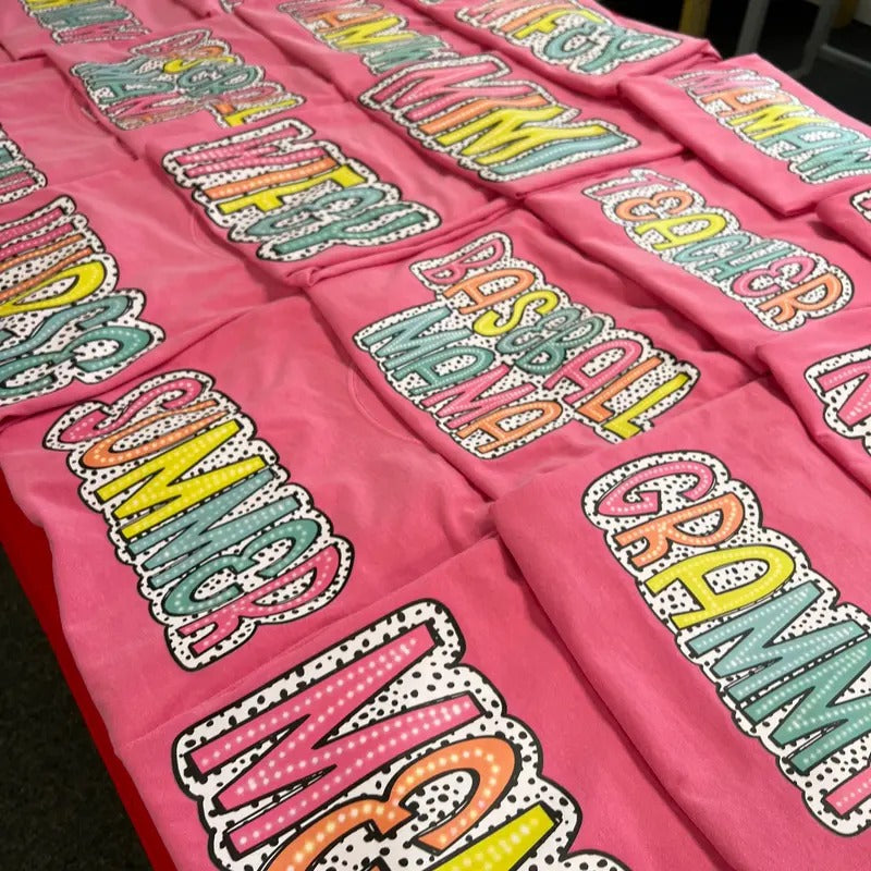 Bright Doodle Comfort Colors T-Shirt Hoodie, Sweatshirt | RetroVerseTees.com