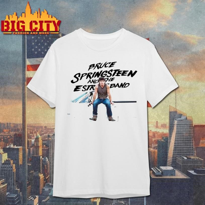 Bruce Springsteen Store Shop Retro Born In The U.S.A. Photo Shirt