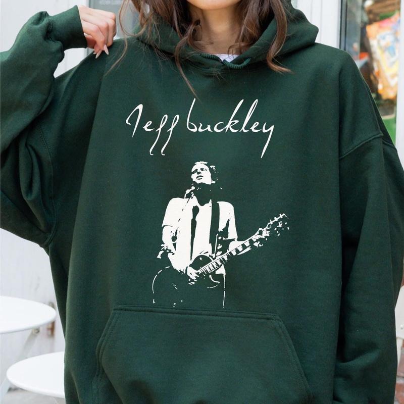Buckleyheads Vintage Hoodie, Alternative Rock Fashion, 90s Music Fan Merch, Unisex Sweater Pullover Tee Sweatshirt