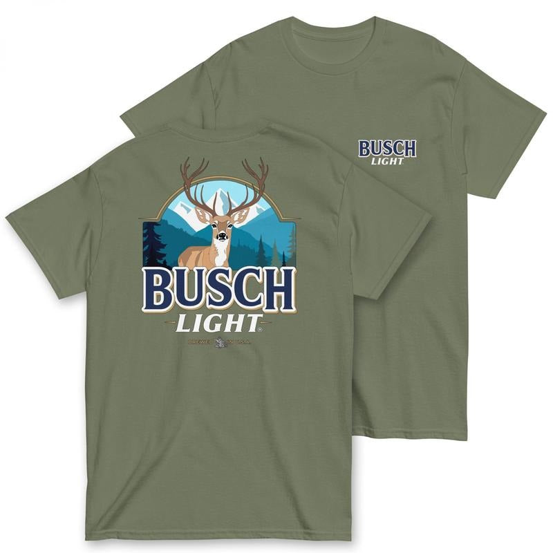 Busch Light Deer Hunting Green T-Shirt Hoodie, Sweatshirt | RetroVerseTees.com