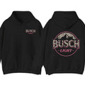 Busch Light Leopart Logo Hoodie - SweatShirt  - T-shirt , 2 side