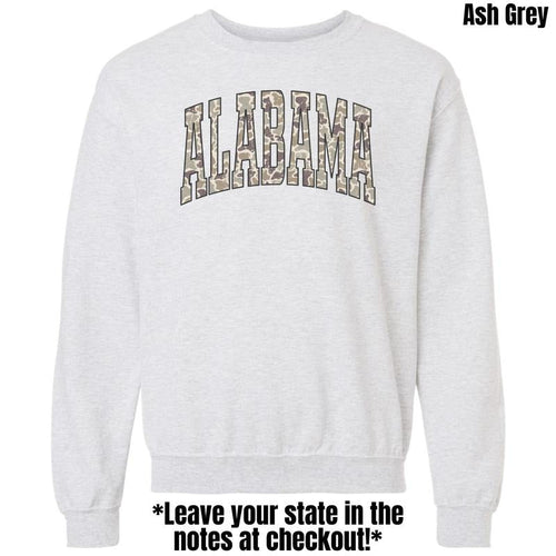 *CUSTOMIZABLE* Camo States Sweatshirt 'NLB' T-Shirts, Hoodie | RetroVerseTees.com