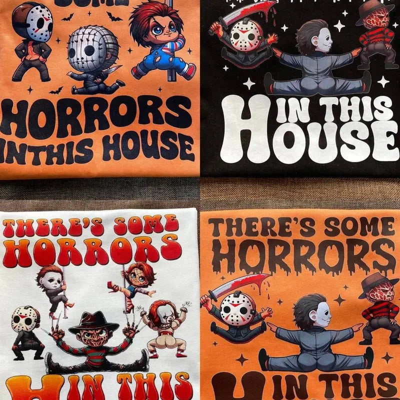 Cartoon Shirt, Hallowen Shirt,  Cute Fall Shirt, Spooky Seasonstyle{n002}2 Hoodie, Sweatshirt | RetroVerseTees.com