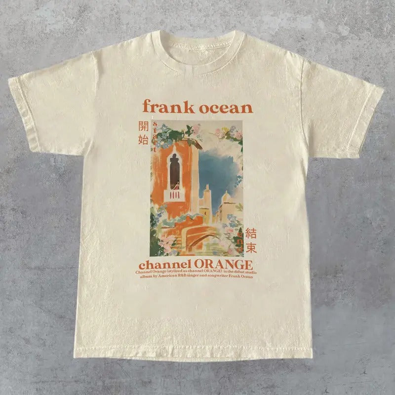 Channel Orange T-Shirt, Frank Shirt, Orange Graphic T-Shirt, Unisex Shirt, Gift For Men Hoodie, Sweatshirt