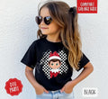 Checkered Elf Youth Comfort Colors Tshirt, Christmas Tee for Kids Hoodie, Sweatshirt | RetroVerseTees.com