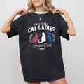 Childless Cat Ladies Social Club Comfort Colors Shirt, Cat Lover Graphic T-shirt, Meme Unhinged Top, Funny Shirt For...